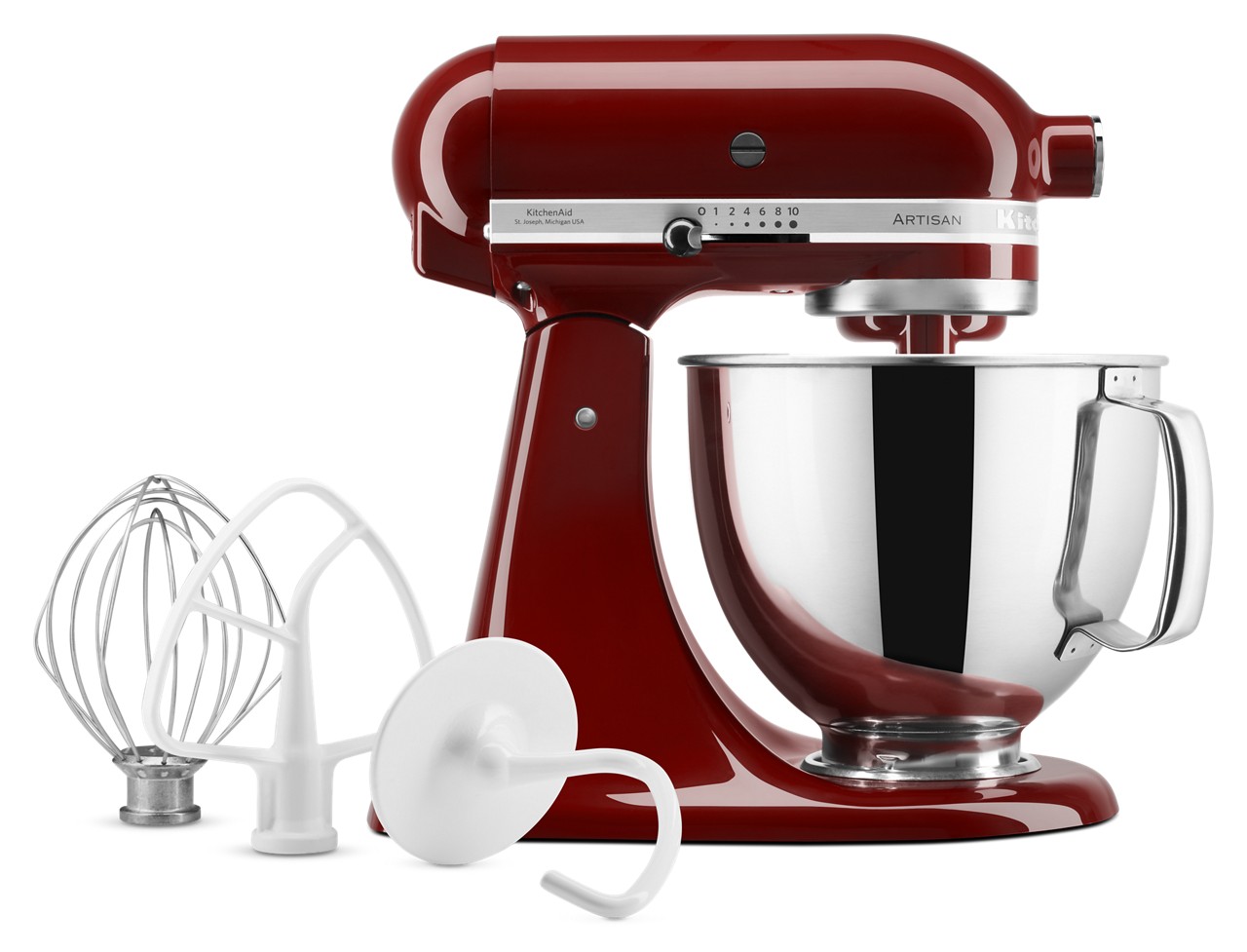 Artisan® Series 5 Quart Tilt-Head Stand Mixer - Empire Red